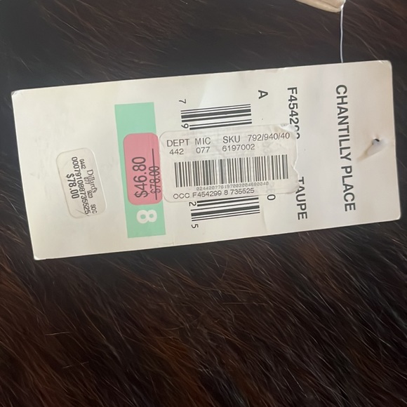 NWT Champagne Bridesmaid/Jr. Bridesmaid/Flower Girl Dress Sz. 8 - Picture 2 of 6